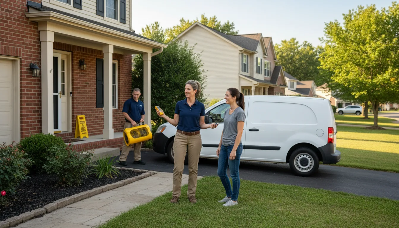 Water restoration image for Water Damage & Restoration Services in Taylor, AR